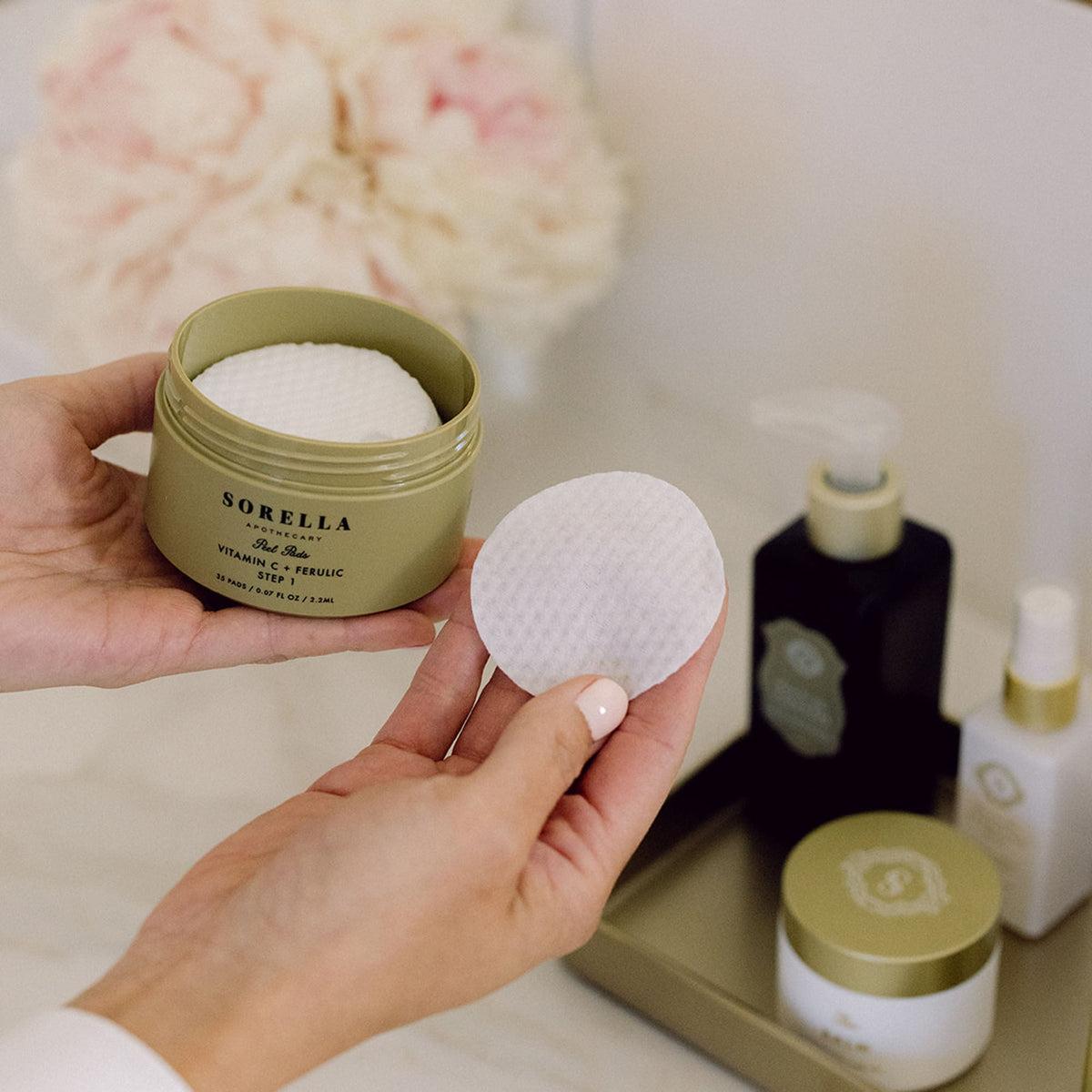 Sorella Apothecary Peel Pads - Vitamin C + Ferulic (35 Pads)